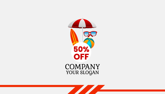 Cool Summer Sale Business Card