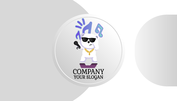 Cool White Bear Business Card