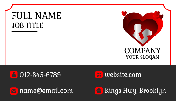 Couple Love Dating Business Card