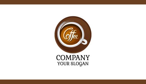 Creamy Coffee Cafe Business Card