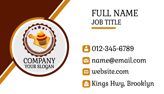 Creamy Frosting Bakery Business Card