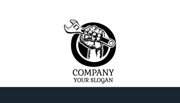 Creative Plumber Fist Business Card