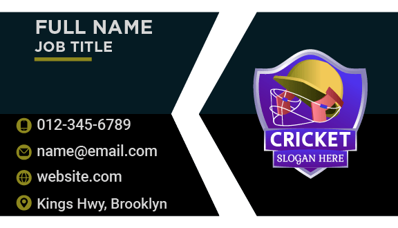 Cricket Gear Business Card