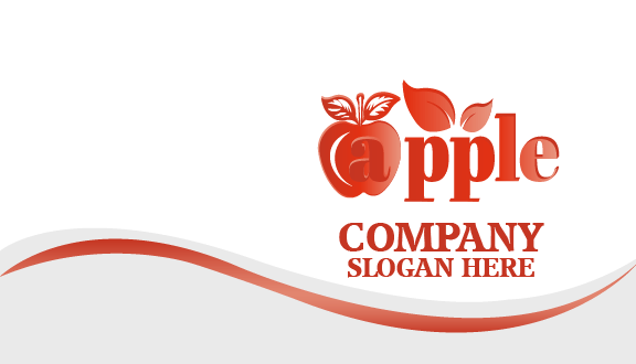 Crimson Apple Business Card