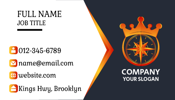 Crown Based Direction Business Card