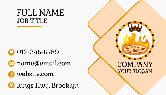 Crown Pizza Business Card