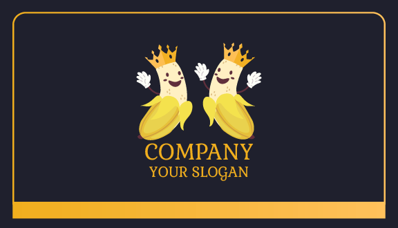 Crowned Banana Business Card
