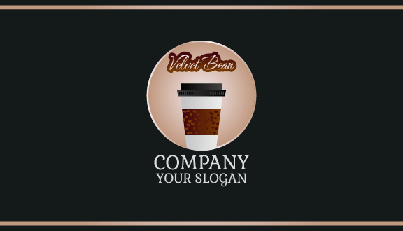 Cup Sleeve Cafe Business Card