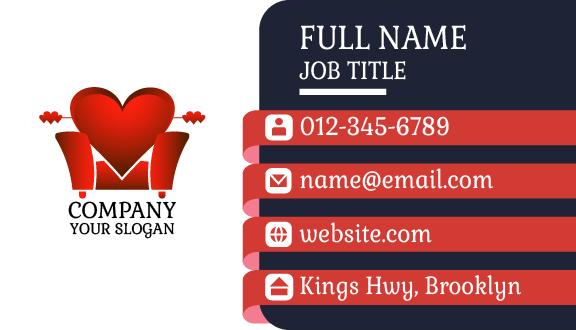 Cupid Heart Dating Business Card