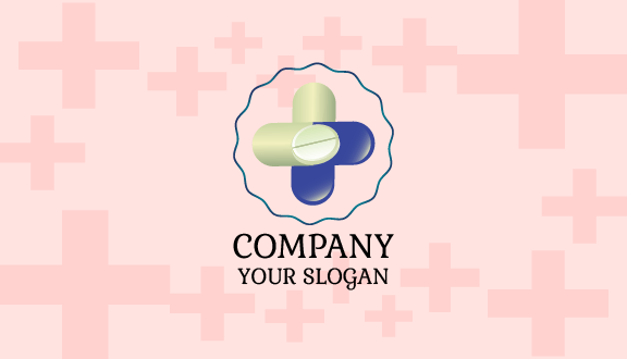 Curative Capsule Pharmacy Business Card