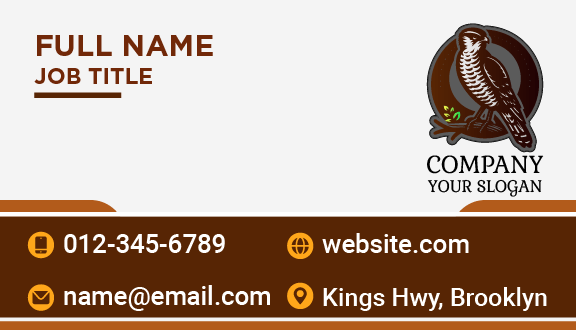 Cute Sparrow Bird Business Card