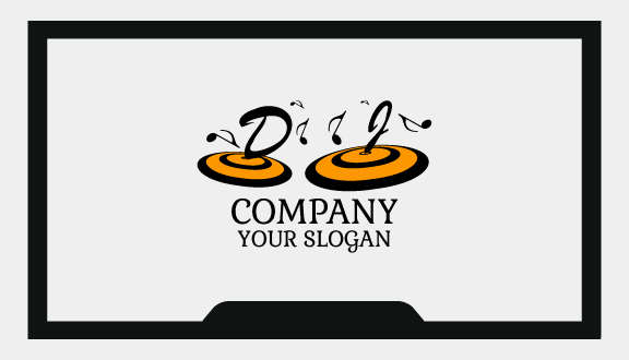 Dancing Rhythm DJ Business Card