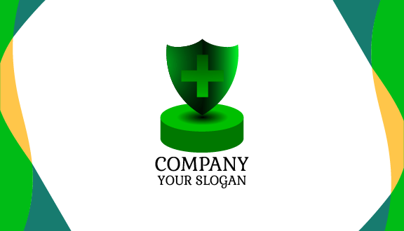 Dark Green Pharmacy Business Card
