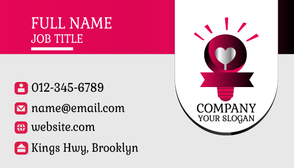 Dating Key Business Card