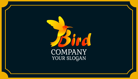 Dazzling Beak Bird Business Card