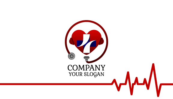 Deep Red Pharmacy Business Card