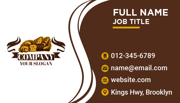 Delicious Bakery Item Business Card