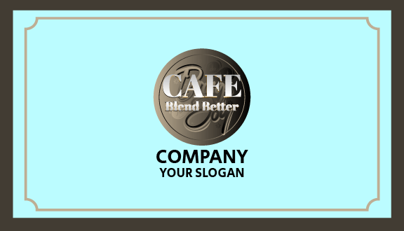 Delicious Cafe Blend Business Card
