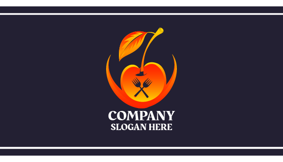 Delicious Dining Cherry Business Card