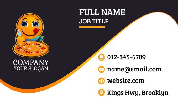 Fan Favorite Pizza Business Card