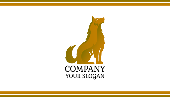Dijon Contour Wolf Business Card