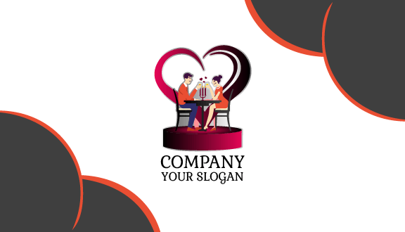 Dinner Dating Business Card