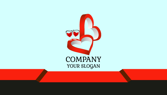 Dinner Night Dating Business Card