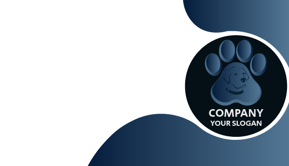 Dog Creative Paw Business Card