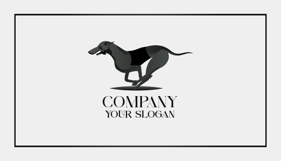 Dog Fast Racing Business Card