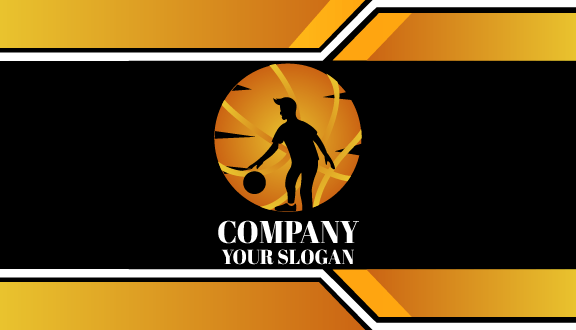 Dribbler Basketball Business Card