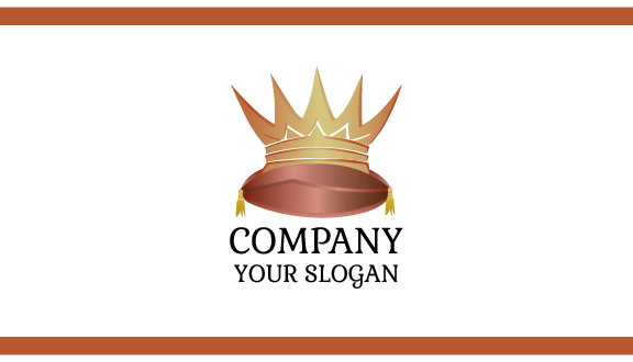 Dusty Rose Crown Business Card