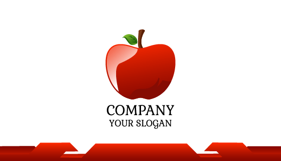 Enriched Apple Food Business Card