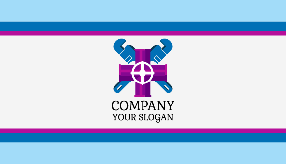 Expert Plumber Equipment Business Card