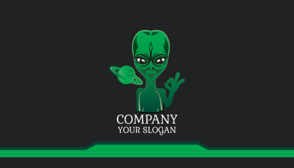 Extraterrestrial Alienware Art Business Card