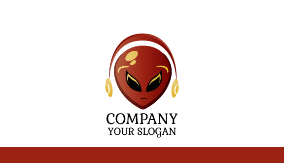 Fabulous Alienware Music Business Card