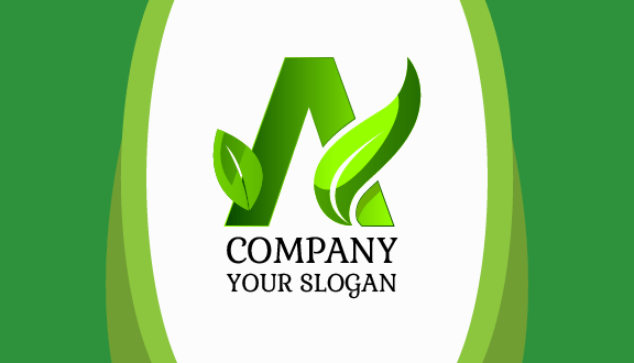 Fancy Leaves Agriculture Business Card