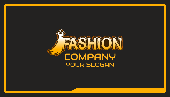 Fashion Wordmark Business Card