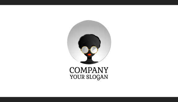 Fashionable Glasses Business Card