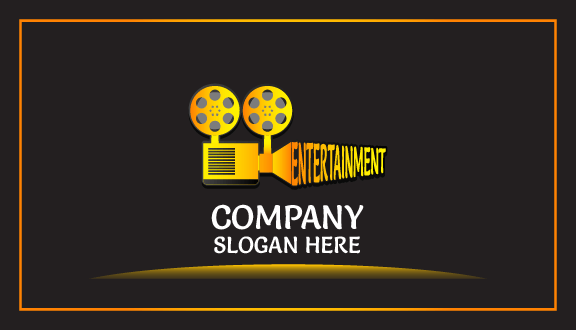 Film Camera Entertainment Business Card