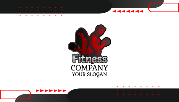 Fitness Gym Goals Business Card