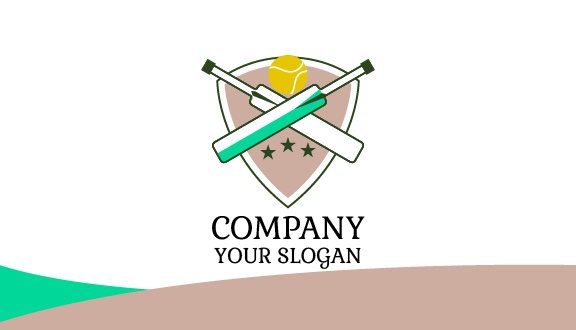 Flawless Cricket Badge Business Card