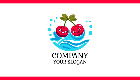 Floating Cherry Business Card