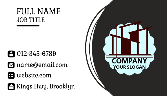 Flowery Architect Business Card