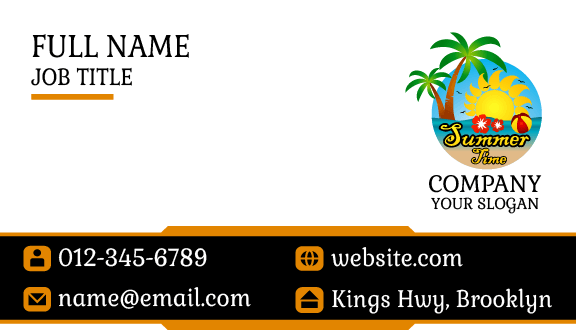 Fragrant Flower Summer Business Card