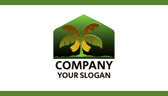 Fresh Banana Tree Business Card