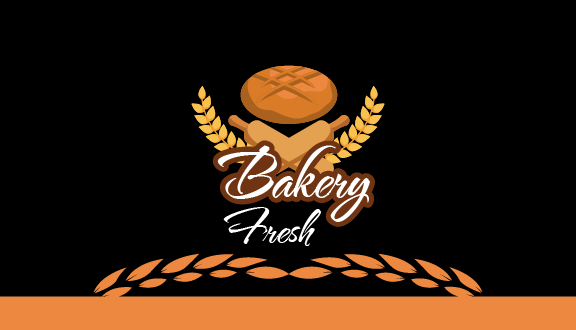 Fresh Bread Bakery Business Card