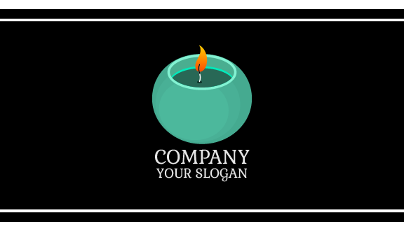 Fresh Fragrance Candle Business Card