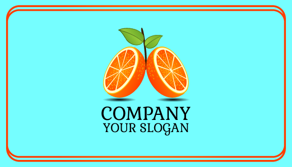 Fresh Sliced Orange Business Card