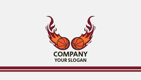 Friction Fire Basketball Business Card