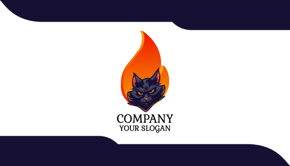 Fuming Cat Business Card